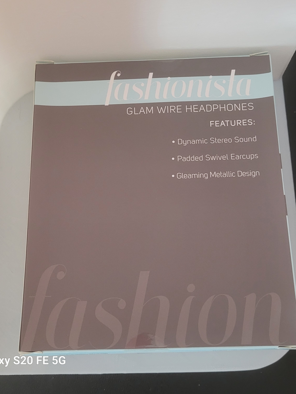 Fashionista Glam Wire Headphones - Silver Glitter - Picture 2 of 2